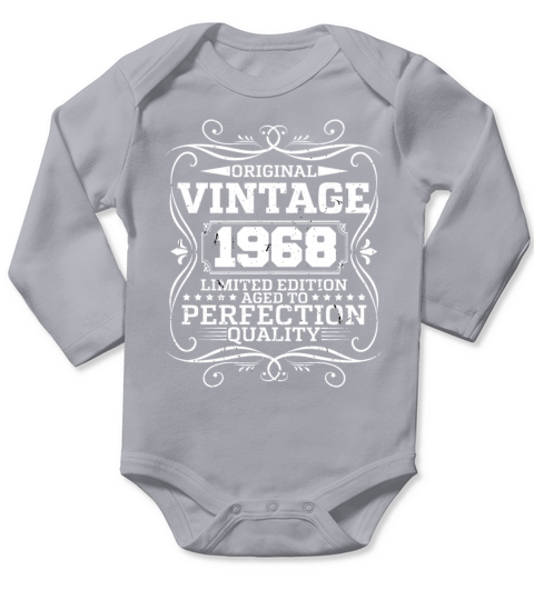 Vintage 1968 Original Limited Edition Long Sleeve Baby One-Piece