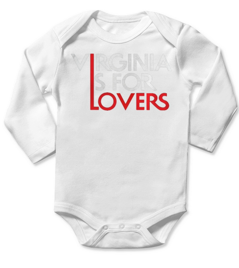 VIRGINIA IS FOR LOVERS Long Sleeve Baby One-Piece