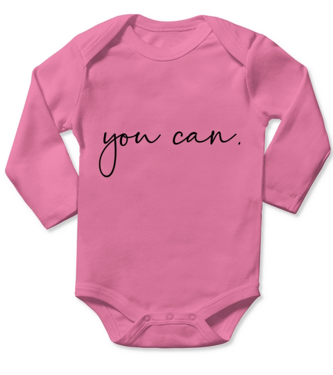 You can Long Sleeve Baby One-Piece