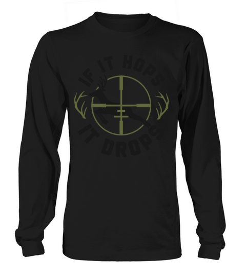Buck Deer Hunting Hunter Vintage Long sleeved Unisex