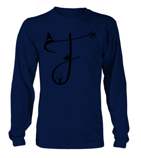Halloween Alphabets Clipart F Long sleeved Unisex