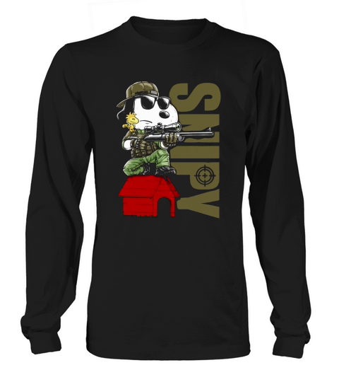 Snoopy and Woodstock Snipy shirt Long sleeved Unisex