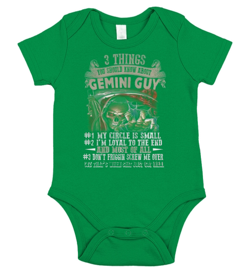 3 Things You Should Know About Gemini Guy Short Sleeve Baby One-Piece