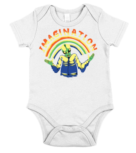 Alien Imagination Vintage Short Sleeve Baby One-Piece