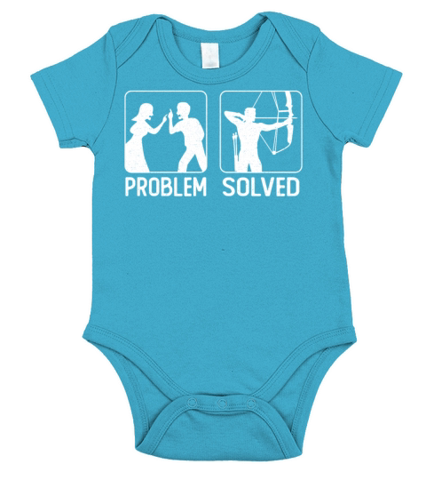 Archery Bow Archer Wife Husband Short Sleeve Baby One-Piece