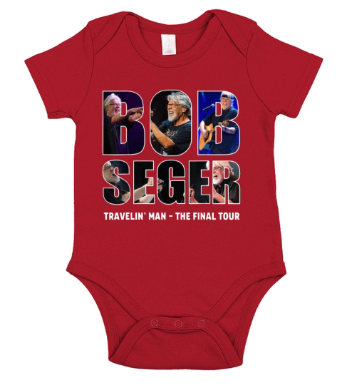 Bob Seger travelin&#8217; man the final tour Short Sleeve Baby One-Piece