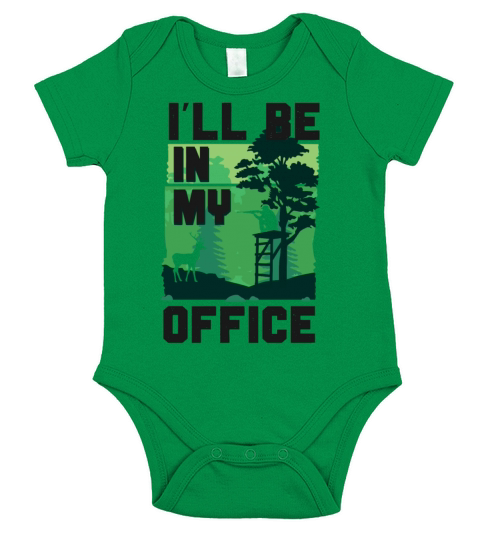 Buck Deer Hunting Hunter Vintage Short Sleeve Baby One-Piece