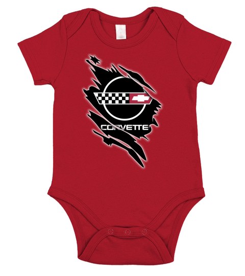 CORVETTE C4 CA Short Sleeve Baby One-Piece