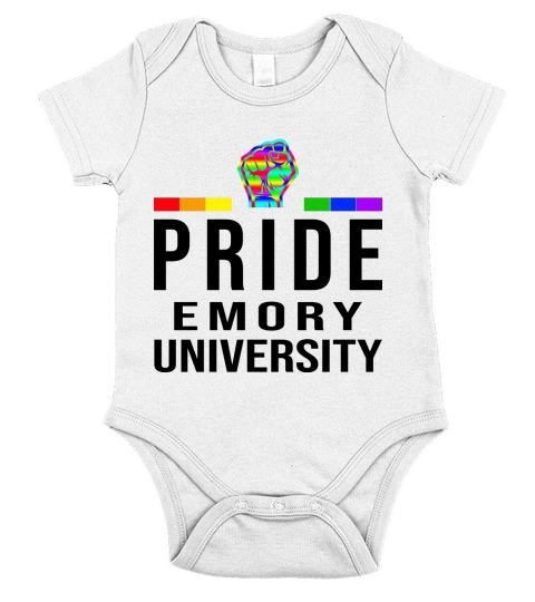 Emory University Lgbt Pride 2020 Short Sleeve Baby One-Piece