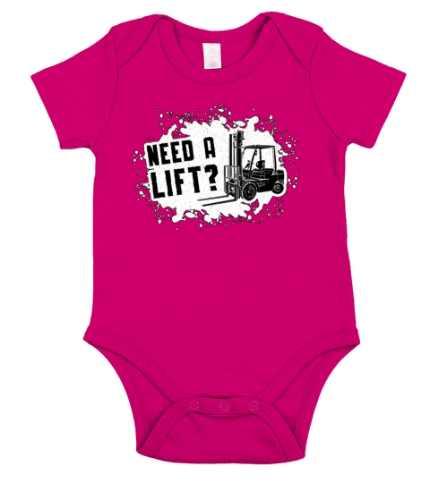 Forklift Operator Need A Lift Forklift Driver Short Sleeve Baby One-Piece