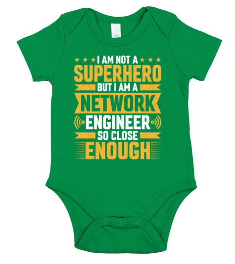 Funny Quotes Im Not a Superhero but Im a Network Short Sleeve Baby One-Piece