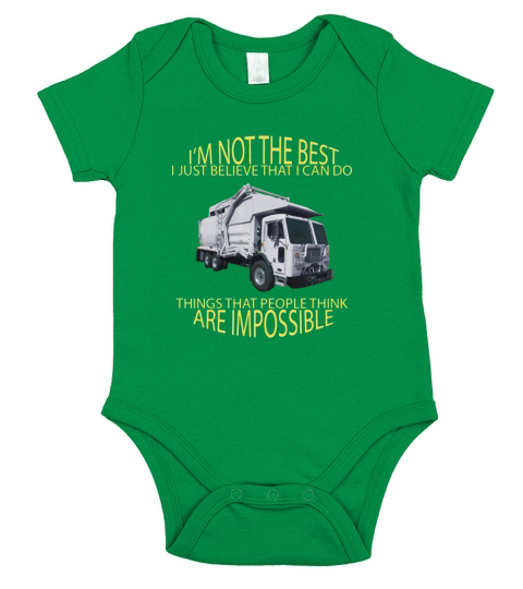 garbage man Short Sleeve Baby One-Piece
