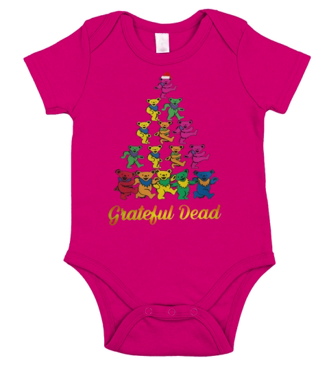 Grateful dead bears shirt Short Sleeve Baby One-Piece
