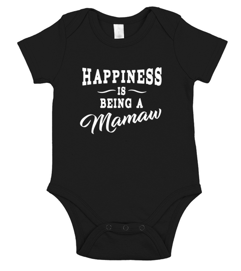 Happiness is being a mamaw Short Sleeve Baby One-Piece