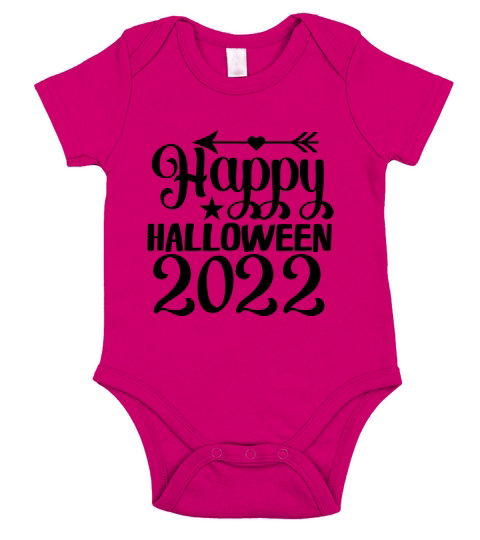 Happy Halloween T Shirt in 2022 Short Sleeve Baby One-Piece