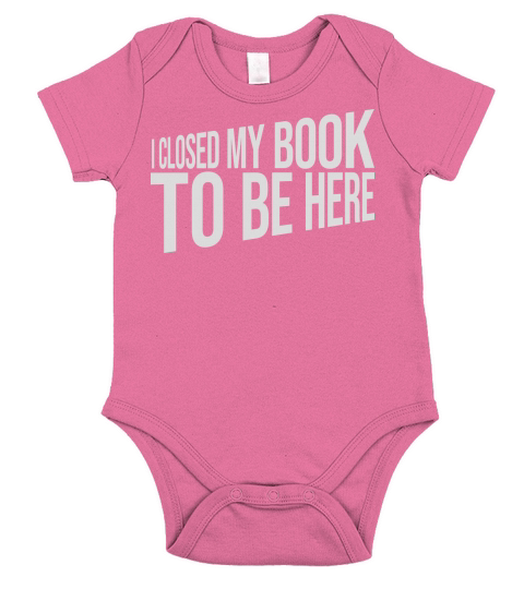 I closed my book Short Sleeve Baby One-Piece