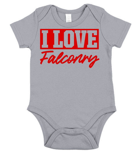 I love falconry Short Sleeve Baby One-Piece
