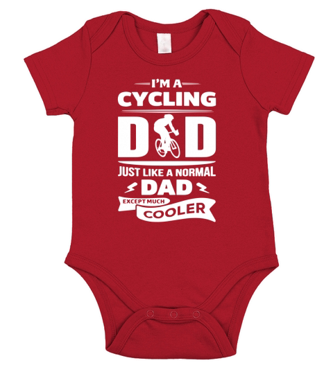 Im a Biker Dad  Like Normal Dad  Baseball TShirt Short Sleeve Baby One-Piece