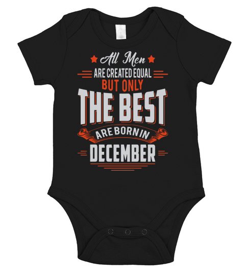 Kings are Born in December t-shirt / Happy Birthday December Short Sleeve Baby One-Piece