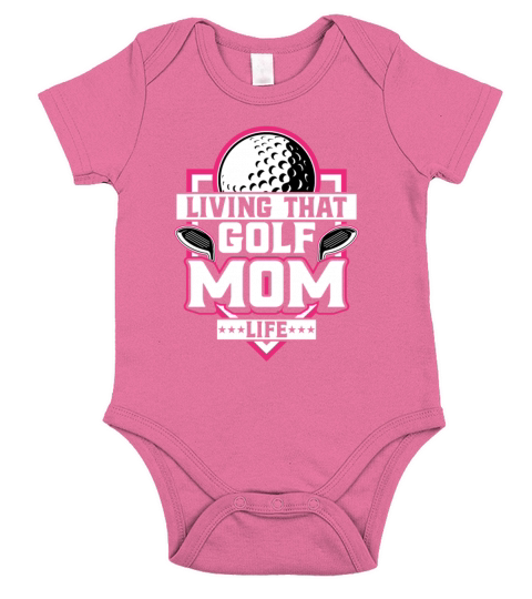 Living That Golf Mom Life - Golfer Golfing Golf Short Sleeve Baby One-Piece