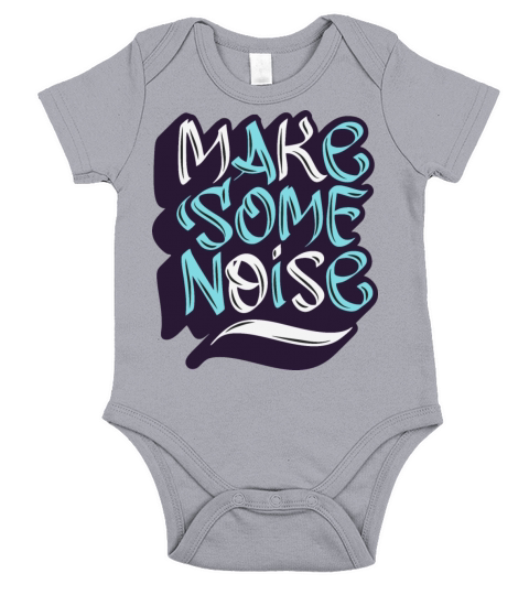 Make some noise Short Sleeve Baby One-Piece