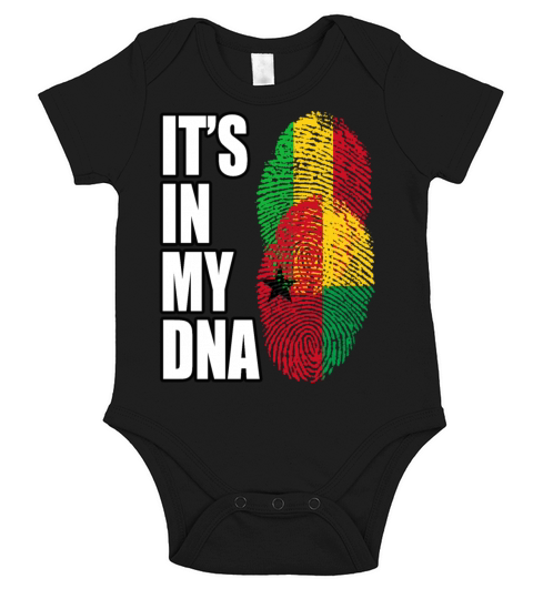 Malian And Georgian Mix Heritage DNA Flag Short Sleeve Baby One-Piece