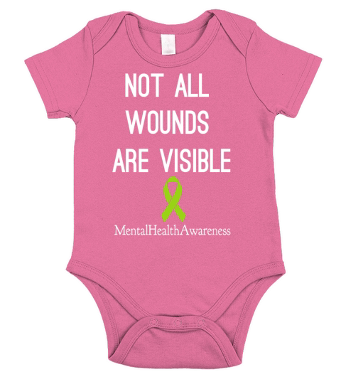 Mental Health Awareness Short Sleeve Baby One-Piece