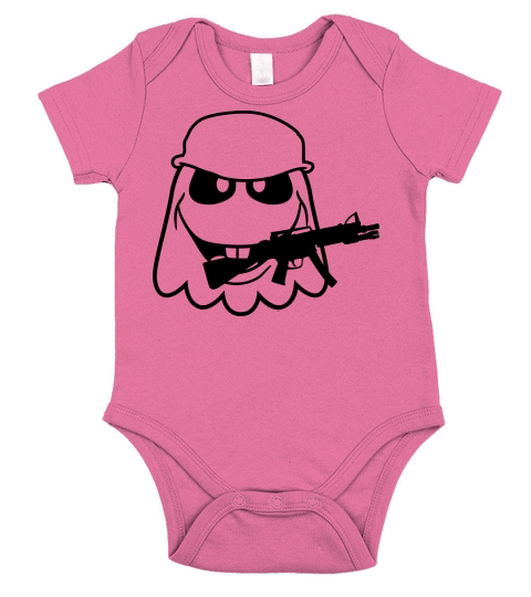 military army soldier helmet shooting war army arm Short Sleeve Baby One-Piece