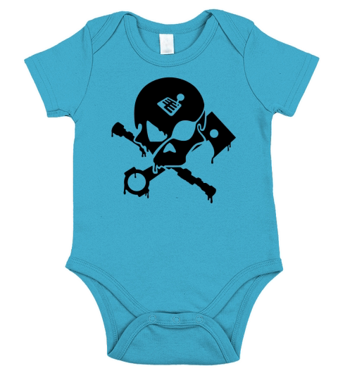 Motorsports Pirate Short Sleeve Baby One-Piece