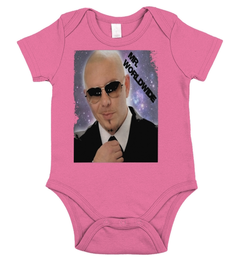 MR WORLDWIDE  - PITBULL 1 Short Sleeve Baby One-Piece