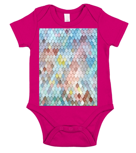 multicolored pattern Short Sleeve Baby One-Piece