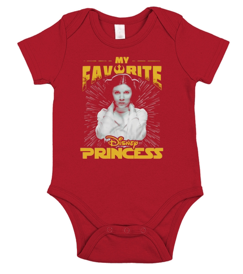 My Favorite Princess Short Sleeve Baby One-Piece