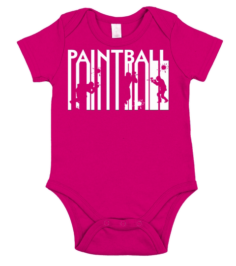 paintball Short Sleeve Baby One-Piece