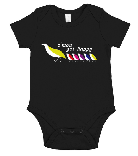 Partridge Family - Cmon Get Happy Short Sleeve Baby One-Piece