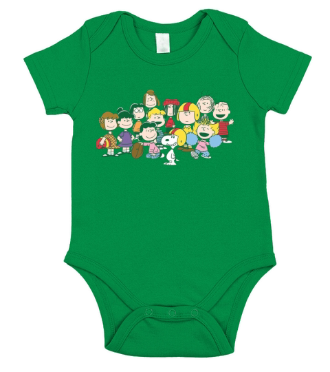 Peanuts Gang t Shirt Short Sleeve Baby One-Piece