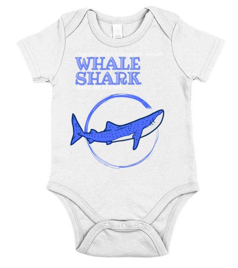 Protect Marine Animal Whale Shark Short Sleeve Baby One-Piece
