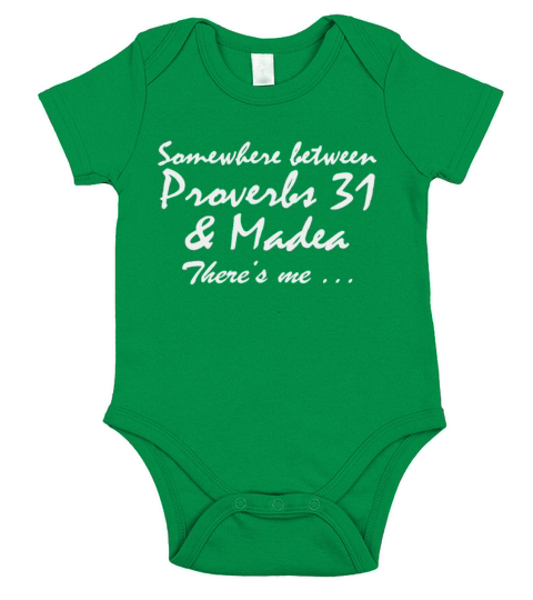 Proverbs 31 And Madea Short Sleeve Baby One-Piece