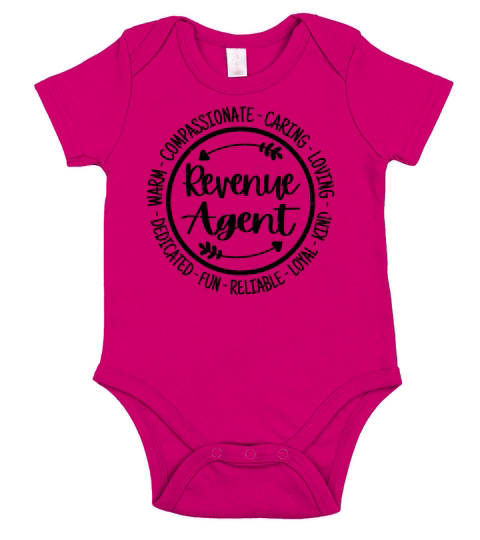 Revenue Agent Vintage Gift Short Sleeve Baby One-Piece