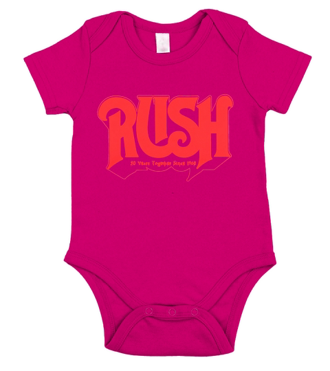 Rush 50 years together Short Sleeve Baby One-Piece