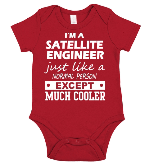 SATELLITE ENGINEER Cooler Short Sleeve Baby One-Piece