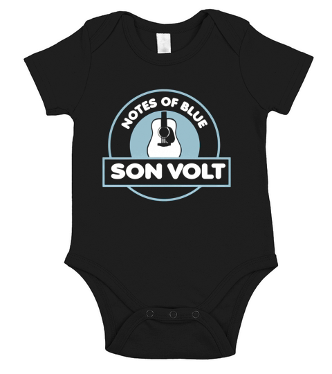 Son Volt Band Notes of Blue Tshirt Short Sleeve Baby One-Piece