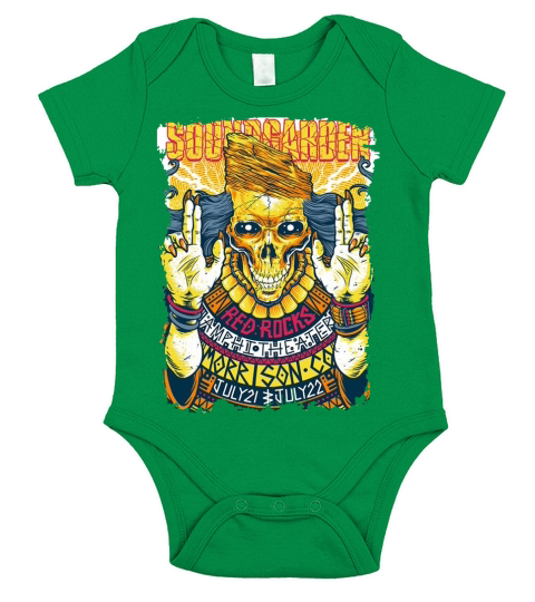 Soundgarden Red Rocks Short Sleeve Baby One-Piece