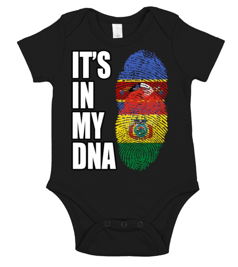Swazi And Bolivian Vintage Heritage DNA Flag Short Sleeve Baby One-Piece