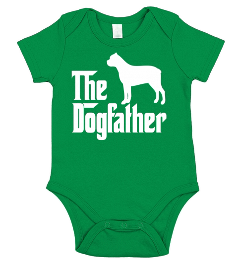 The Dogfather Cane Corso T-Shirt Funny Father gift Short Sleeve Baby One-Piece