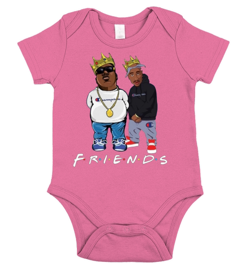 The Notorious B.I.G. And Tupac Friends shirt Short Sleeve Baby One-Piece