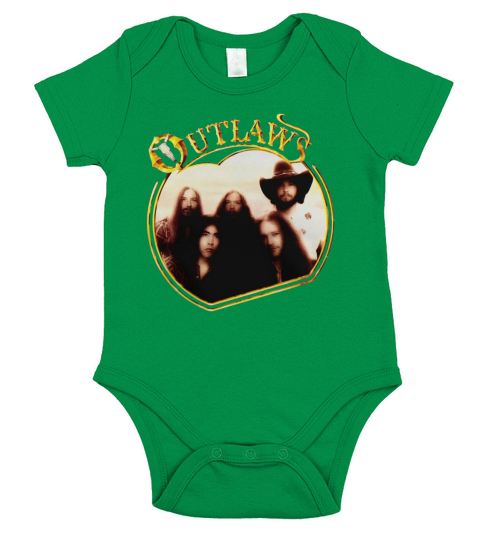 The Outlaws band Tshirt Short Sleeve Baby One-Piece