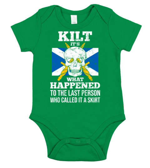 Traditional Kilt Wearing Quote For A Kilt Guy Short Sleeve Baby One-Piece