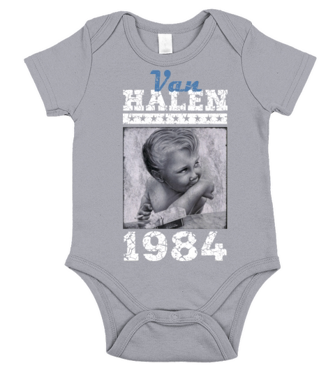 Van Halen Smooking Baby Shirt Short Sleeve Baby One-Piece