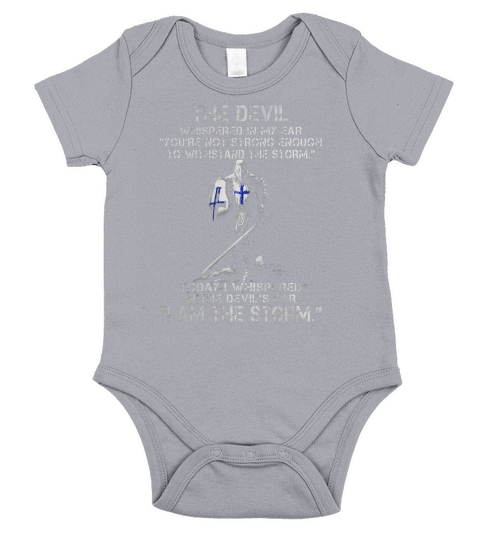 Warrior Shirt - I AM THE STORM - KNIGHTS TEMPLAR - Warrior Short Sleeve Baby One-Piece