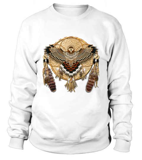 Funny Vintage Tshirt for Red-Tailed Hawk Native American Mandala - Mens Premium T-Shirt Sweatshirt Unisex